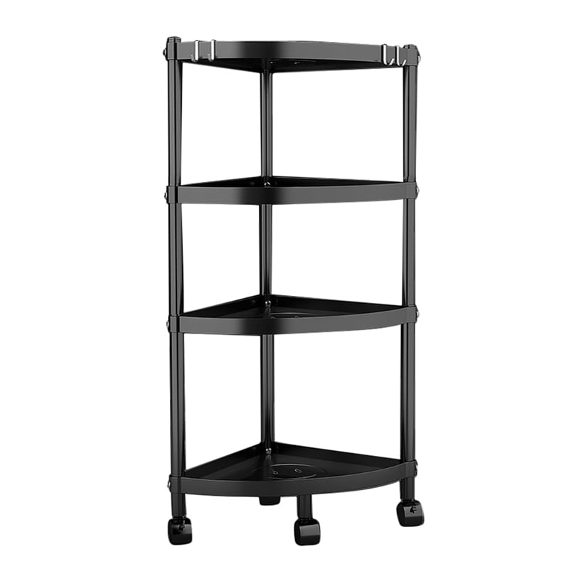MultiLayer Pot Shelf Corner Storage Rack Kitchen Trolley Under