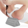 thumbnail image 4 of 2-in-1 Multi-Functional Yoga Block, High Density EVA Foam Fitness Brick for One-Arm Balance Exercise, Lightweight Non-Slip Yoga Accessory for Stretching Flexibility Pilates Gym Home Workout, Gray, 4 of 6