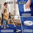 thumbnail image 5 of 8x10 Area Rug for Living Room:Ultra Soft Fluffy Shag Beige Rugs,Large Fuzzy Plush Indoor Non Slip Carpet Washable Rug for Bedroom Kids Nursery Office Dorm Modern Decor(Navy Blue 8'x10'), 5 of 7