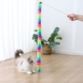 thumbnail image 4 of Cat Interactive Teaser Plush: Soft Long Bell Decorative Kitten Wand Pet Play Toy, 4 of 7