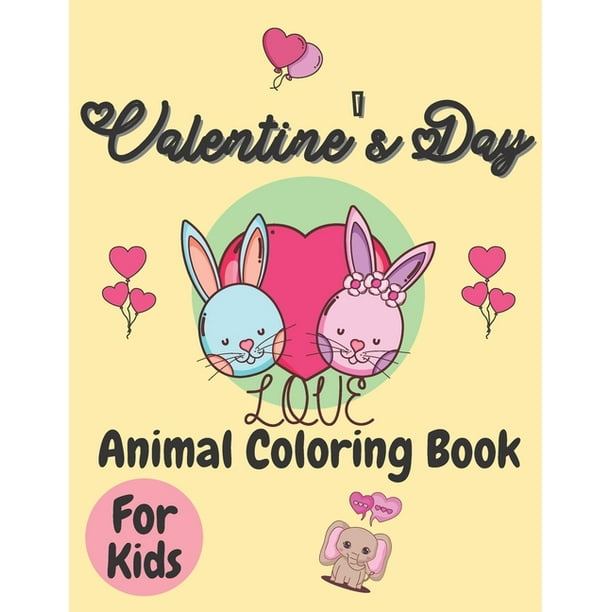 550 Collections Valentines Coloring Pages Animals  Best HD
