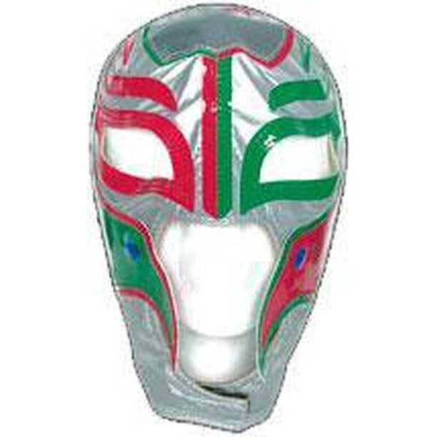 Wwe Wrestling Wcw Rey Mysterio Replica Mask Youth Mexican Colors Walmart Com Walmart Com