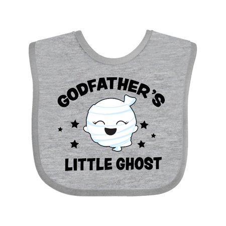 

Inktastic Cute Godfather s Little Ghost with Stars Gift Baby Girl Bib