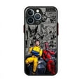 thumbnail image 3 of Funda de teléfono mate transparente de Marvel Deadpool y Lobezno para Apple iPhone 16, 15, 14, 13, 12, 11 pro Max, 13, 12 Mini, XS, XR, X, 7, 8plus, 3 of 5
