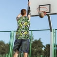 thumbnail image 5 of Sikiie Football Doodle Basketball Jersey Reversible Men's Mesh Athletic Sports Shirts Training Practice S-4XLLarge, 5 of 6
