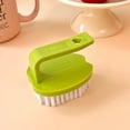 thumbnail image 6 of Safeglitz Vegetable Scrubber Brush with Ergonomic Handle - Compact Veggie Wash Brush for Potatoes & Carrots, Sturdy Bristles, Hanging Hole, Multiple Colors Available, White, 1PC, 6 of 9