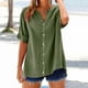 thumbnail image 2 of para las Mujeres Casual de Manga Corta Cuello Redondo Verano Suelto Camisetas Blusa, 2 of 4