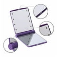 thumbnail image 5 of Hesroicy Foldable 8LED Lighted Makeup Vanity Mirror Tabletop Adjustable Brightness Lamp, 5 of 8
