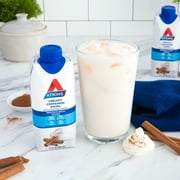 Atkins Protein Shake, Low Glycemic, High Protein, Creamy Cinnamon Swirl, 4 Count