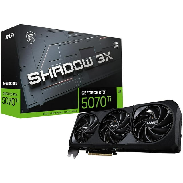Tarjeta de Video MSI GeForce RTX 5070 Ti SHADOW 3X OC 16GB GDDR7