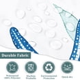 thumbnail image 3 of Ikfashoni Ocean Turtle Shower Curtain with Hooks,13pc Waterproof Fabric Bathroom Curtain, 72"X72", 3 of 8