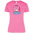 thumbnail image 1 of Playera de Mujer 1 Pza con Estampado "Por que soy su mamá" | 10 de Mayo Día de las Madres | Prenda entallada y Tela Delgada fabricada con 100% Algodón, 1 of 4
