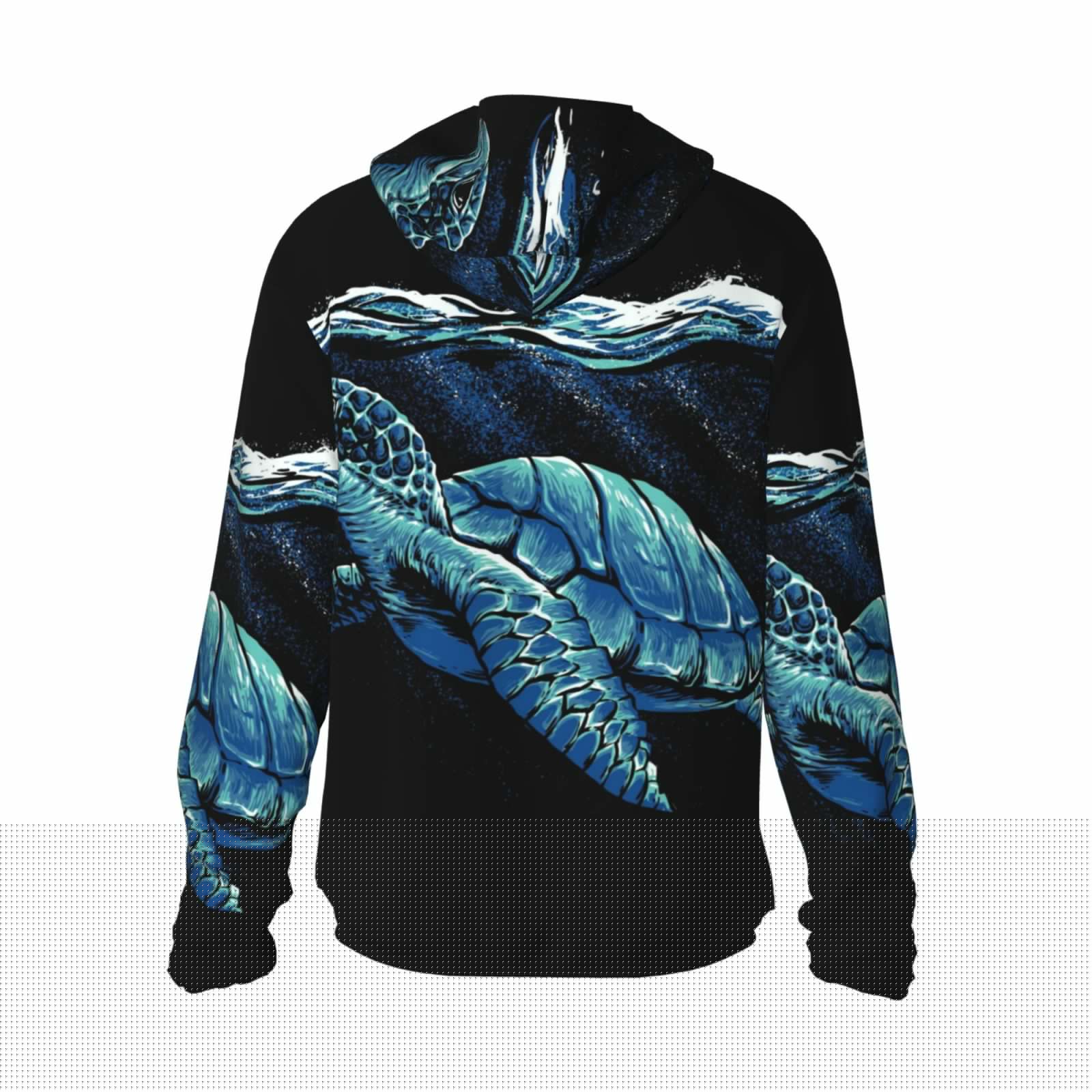 thumbnail image 2 of Picia Ocean Turtle Women's Men's UPF 50+ Sun Protection Hoodie Shirt Long Sleeve SPF Fishing Outdoor UV Hiking Lightweight Shirts-Small, 2 of 9