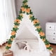 thumbnail image 4 of Xihbxyly Enredadera de Flores para Bodas, Decoración de Rosas Artificiales, Hojas Verdes Vibrantes, Ideal para Escaleras y Puertas, Decoración Versátil para Jardín y Hogar, Fiestas y Bodas, 78.74 Pul, 4 of 5