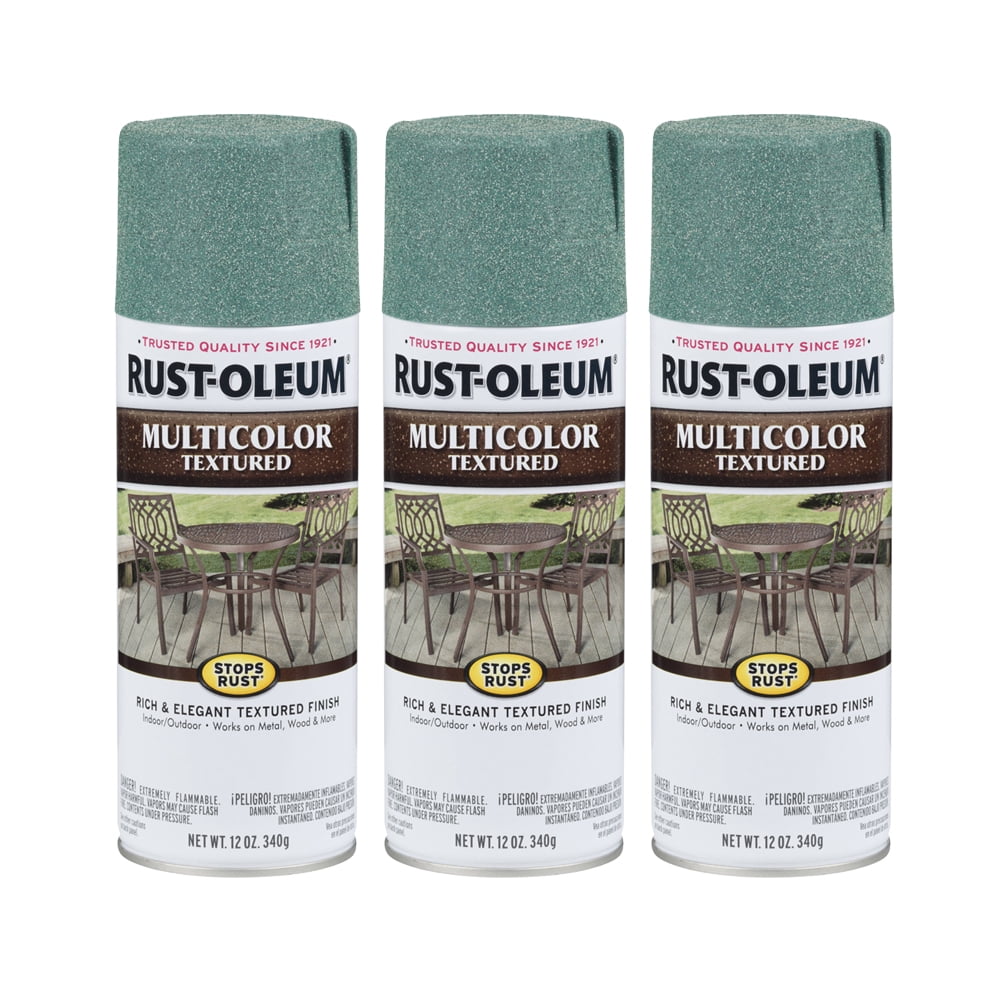 3 Pack Rust Oleum Stops Rust Multicolor Textured Spray Paint