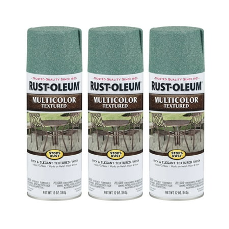 (3 Pack) Rust-Oleum Stops Rust Multicolor Textured Spray