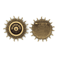 thumbnail image 1 of Halloween Spider patron ronda Pin de gancho de metal vintage con forma de sol Unbranded M, 1 of 3