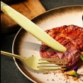 thumbnail image 2 of PENGXIANG Heavy Duty Silverware Set with Steak Knives Stainless Steel Flatware Cutlery Set for Home Kitchen Restaurant Hotel, 2 of 5