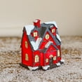 thumbnail image 5 of PRETXORVE Christmas Decorations, Christmas Village House Set Led Lighting Diy Christmas Statues Christmas Miniature Resin Decorations Christmas Cedar Bare Branches Street Lights, 5 of 6