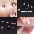 thumbnail image 2 of 50pcs Silicone Healing Non Pull Piercing Discs For Piercing Bump 7mm, 2 of 3