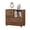 Brown, variant on Joyyskill 2 Drawer Mobile File Cabinet with 2 Open Shelves, Wood Lateral Filing Cabinet, Fits for A4/Letter-Sized Files,Natural Oak