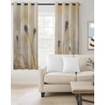 thumbnail image 2 of Dandelion Floral Blackout Curtains for Bedroom Living Room Darkening Curtains 63 Inches Long Country Spring Pastoral Flowers Plants Window Curtain 2 Panels Set Window Treatment Grommet Drapes 52"x63", 2 of 9