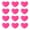 Fluorescent powder, variant on 12pcs Tennis Racquet Dampeners Heart Shape String Dampener Silicone Tennis Racket Damper Absorber Tennis Dampener
