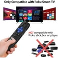 thumbnail image 2 of Remote for Roku TV Remote, 2-Pack TV Remotes Compatible for TCL Roku/Onn Roku/Hisense Roku/Philips Roku/Sharp Roku/Westinghouse Roku/Insignia Roku TV [Replacement Remote Control ONLY for TV], 2 of 7