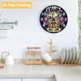 thumbnail image 4 of 12 Inch Patriotic Wall Clock, USA 250th Anniversary Wooden Round Wall Clocks with Silent Non-Ticking Quartz Movement, Battery Operated, Art Decor Hanging Clock for Kitchen, Bedroom, Living Room, 4 of 9