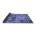thumbnail image 2 of Ahgly Company Indoor Square Patchwork Blue Transitional Area Rugs, 4' Square, 2 of 4
