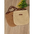 thumbnail image 7 of Gustave Straw Crossbody Bag for Women Summer Woven Beach Shoulder Bags Clutch Purses Casual Hobo Tote Handbag with Adjustable Strap "Khaki", 7 of 7