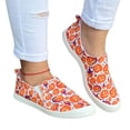 thumbnail image 4 of Willtoo Womens Halloween Canvas Sneakers 2026 Platform Low Top Shoes Tennis Classic Casual Slip on Shoes Comfortable Wide Toe Box Flats, 4 of 5