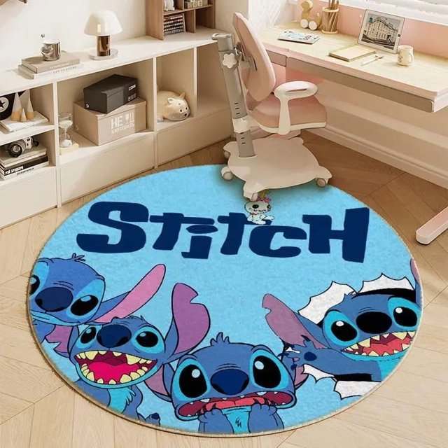 Cartoon Plush Area Rug Non-Slip for Living Room, Girls Bedroom Nursery Decor Pink