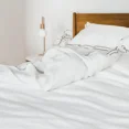 thumbnail image 2 of Linen Double Edge Embroidery Duvet Cover Set, 2 of 10
