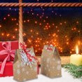 thumbnail image 4 of Cajas de Embalaje onlyliua 24 Cajas Papel Kraft Estilo Europeo Copo de nieve, 4 of 6