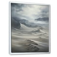 thumbnail image 2 of Designart "Desert Sandstorm Euphony Impasto" Landscape & Nature Floater Framed Wall Art Living Room, 2 of 7