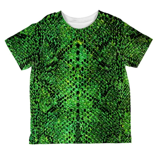 green snakeskin shirt