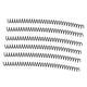 thumbnail image 5 of 20 Bobinas De Unión Espiral De Plástico, Aglutinante Espiral, Peine De Columna De Gran Capacidad 30 Agujeros, 30 Hojas De Unión Espiral, 13 Mm De Diámetro, 5 of 7