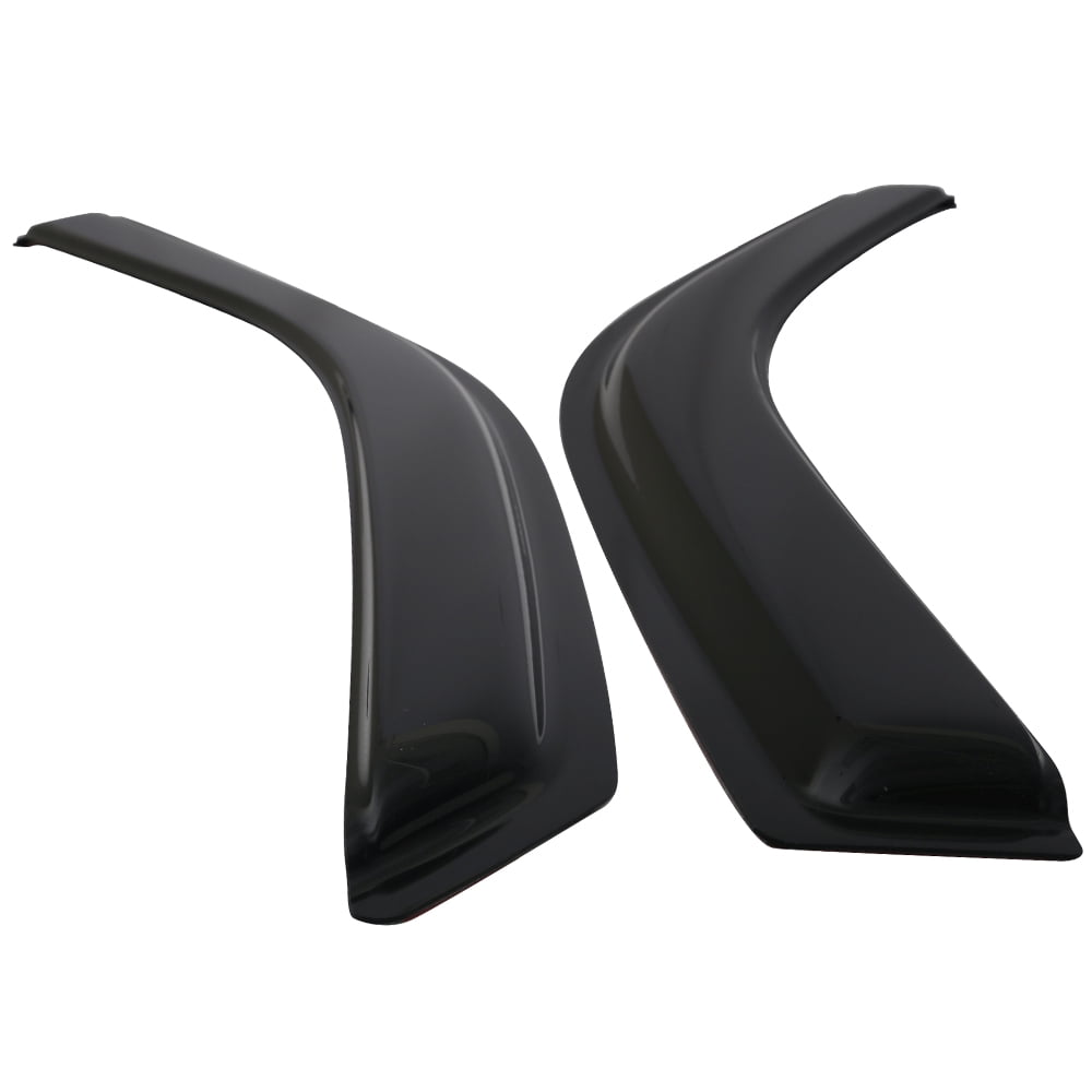 Ikon Motorsports Window Visors Compatible with 2009-2018 Dodge Ram 1500 Quad Cab 2019-2023 Ram 1500 Classic Quad Cab Acrylic Side Window Vent Deflector Outside Mount Rain Guard 4PCS Set