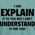 thumbnail image 3 of CafePress - Explain Understand T Shirt - Mens Comfort Colors Shirt, 3 of 5