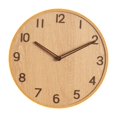 thumbnail image 2 of Reloj de Pared de Madera de 30 Cm Decorativo Grande Redondo Cocina Aula Escuela, 2 of 9