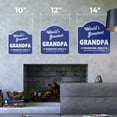 thumbnail image 2 of World's Greatest Grandpa 12" X 12" Sign | Indoor/Outdoor Plastic | SignMission Designer Sign Grandchildren Grand Kids Grandfather Novelty Gift Funny Joke Gag Road Garage, 2 of 4