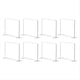 thumbnail image 1 of Home Paquete de 8 Divisores de Estantes Acrílicos para Organización de Armarios: Estante de Armarios y Separador de Armarios para Almacenamiento, 1 of 5