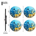 thumbnail image 2 of Non-Ticking Silent Wall Clocks Battery Operated Personalized Decor Clock for Living Room,Bedroom-Beautiful Blue Butterflies Flying Among The Flowers Beautiful(10inch), 2 of 4