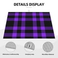 thumbnail image 3 of Bingfone Purple Buffalo Plaid ,18" x 24"Dish Drying Mat for Kitchen Counter,Ultra Absorbent Microfiber, 3 of 7