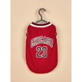 thumbnail image 3 of 1pc Red Pet Clothes, Breathable Mesh Basketball Jersey, For Small Medium And Large Dogs, Small Corgis, Cats, 3 of 5