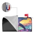 thumbnail image 2 of Yiaed Hip-Hop DJ Dolphin Print Mailbox Covers, Magnetic Mailbox Cover, Mail Box Covers for Garden Outdoor Decor Box Covers-25.5x21 in, 2 of 8