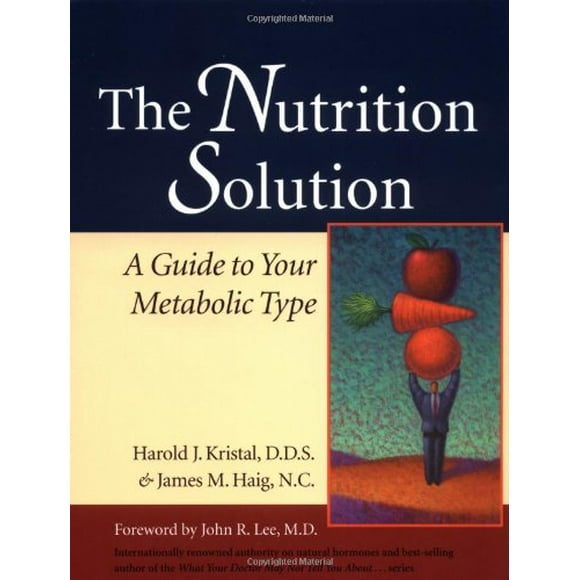 The Nutrition Solution : A Guide to Your Metabolic Type 9781556434372 Used / Pre-owned