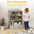 thumbnail image 5 of Costway 34.5" Kids Bookshelf 5 Cube Open Storage Shelf with Anti-Tipping Kit Display Rack, 5 of 12