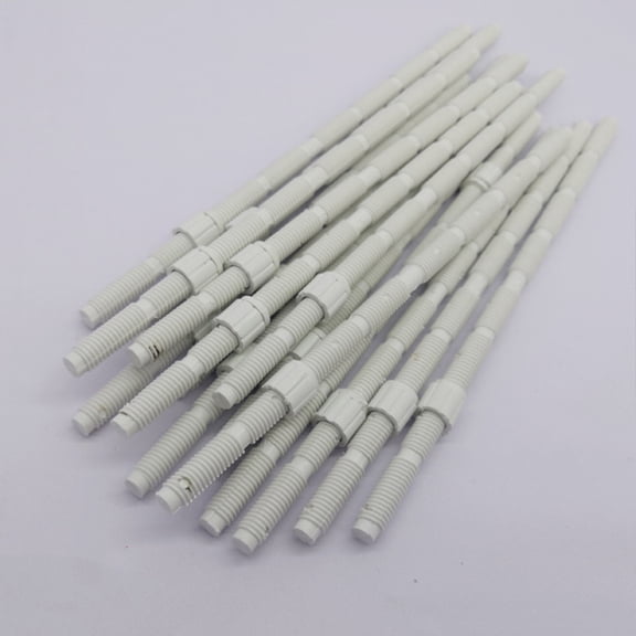 Greenadscape 2Pcs Toilet Push Button Rods White Plastic For Dual Flush Toilets